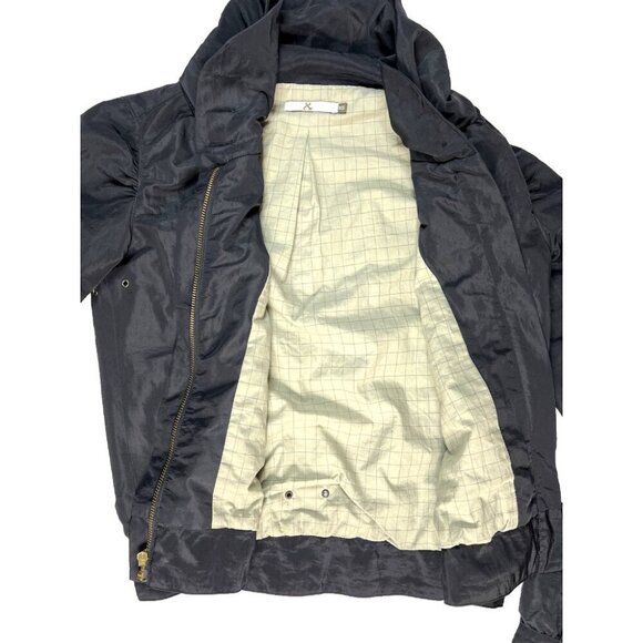 Mike & Chris Jacket Fitted Cropped Black Zip-Up – Size Small – Casual/Edgy - Picture 4 of 5